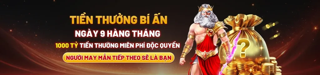 Thưởng bí ẩn ngày 9 tại 39bet game